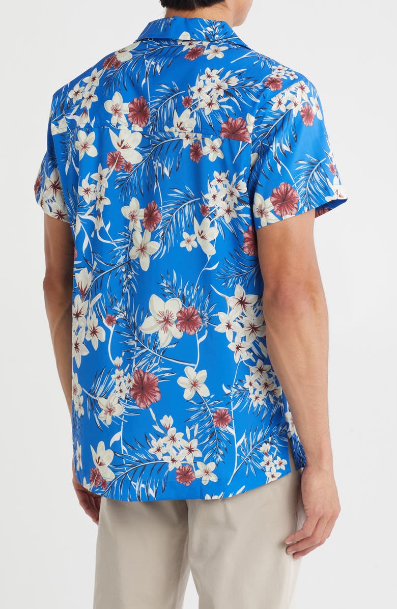 BOSS Beach Button-Up Camp Shirt, Alternate, color,