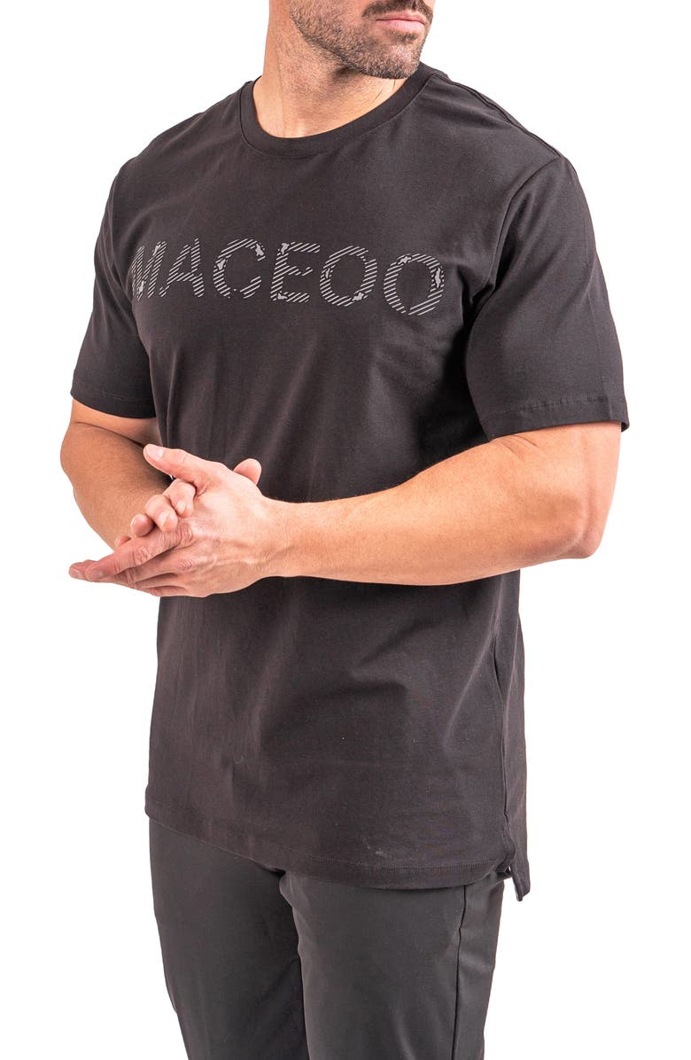 Maceoo Logo Graphic T-Shirt, Alternate, color, Black
