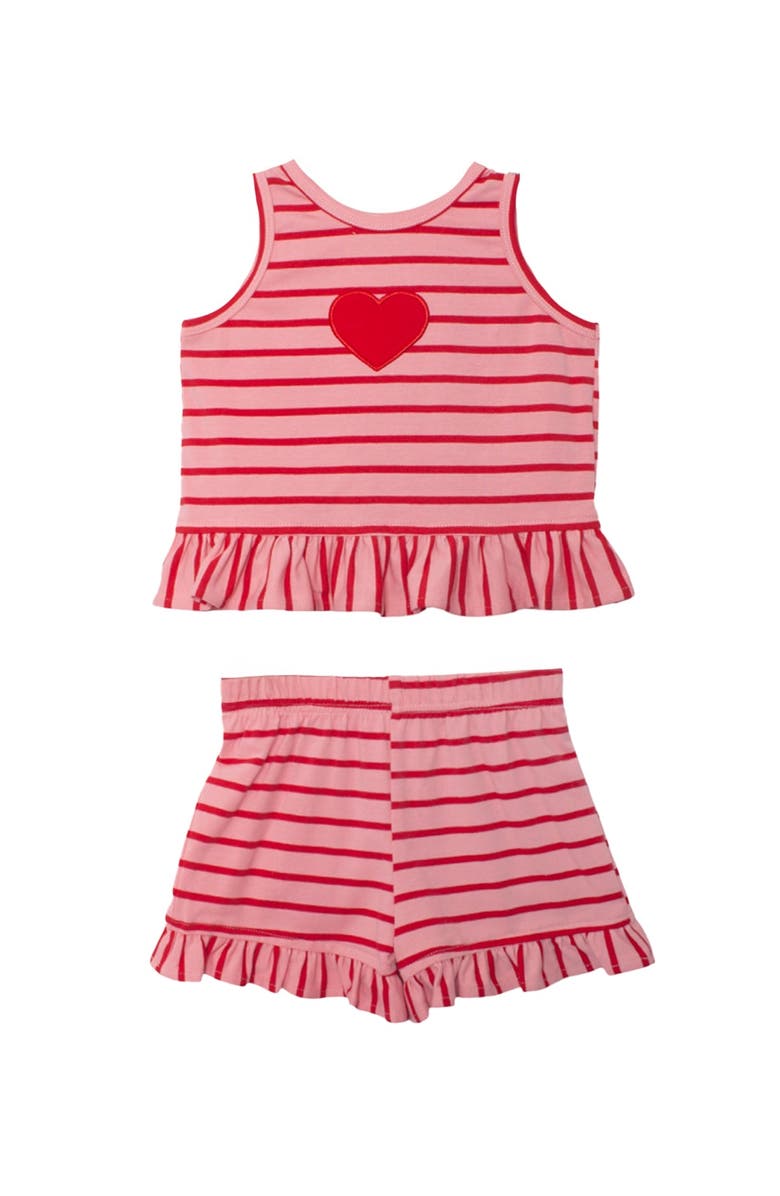 Mabel + Honey Sugar Sweet Sleeveless Two Piece Set, Main, color, Red
