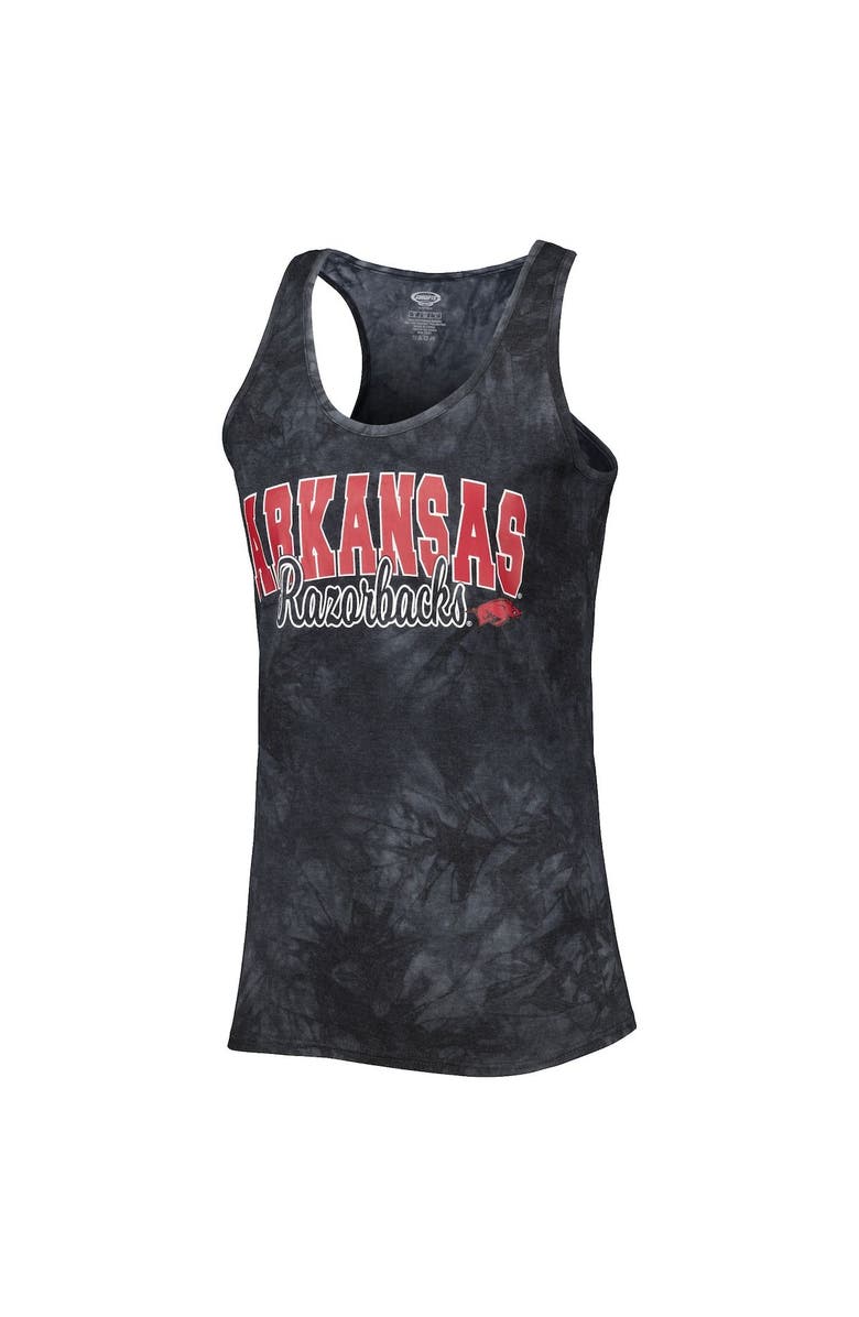 CONCEPTS SPORT Women's Concepts Sport Charcoal Arkansas Razorbacks Billboard Tie-Dye Tank and Shorts Sleep Set, Alternate, color, 