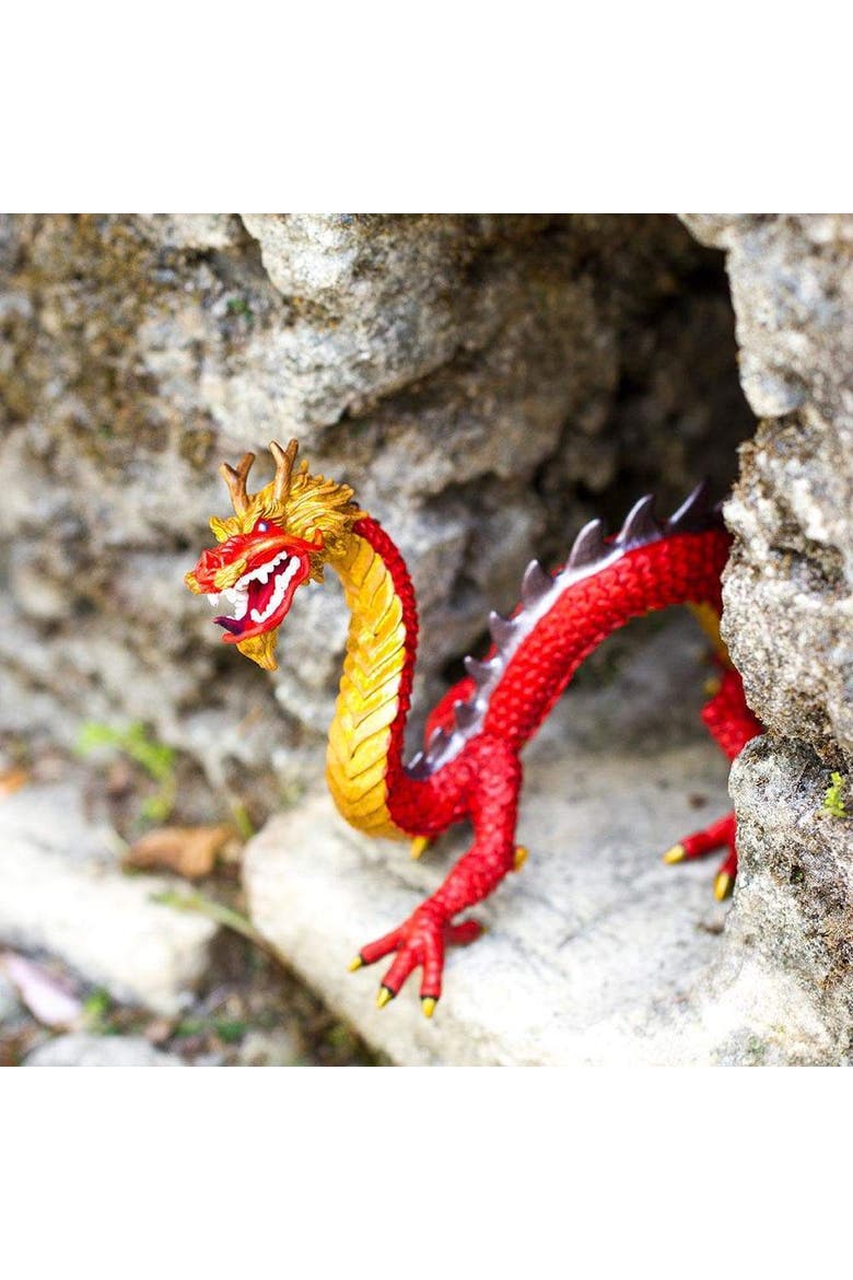 Horned Chinese Dragon Toy, Alternate, color, No Color