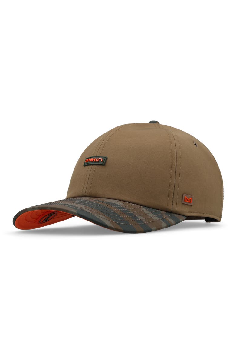 The Legend Hydro Camo Performance Dad Hat, Main, color, EVERGLADE CAMO