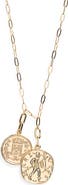 Panacea Double Coin Pendant Necklace