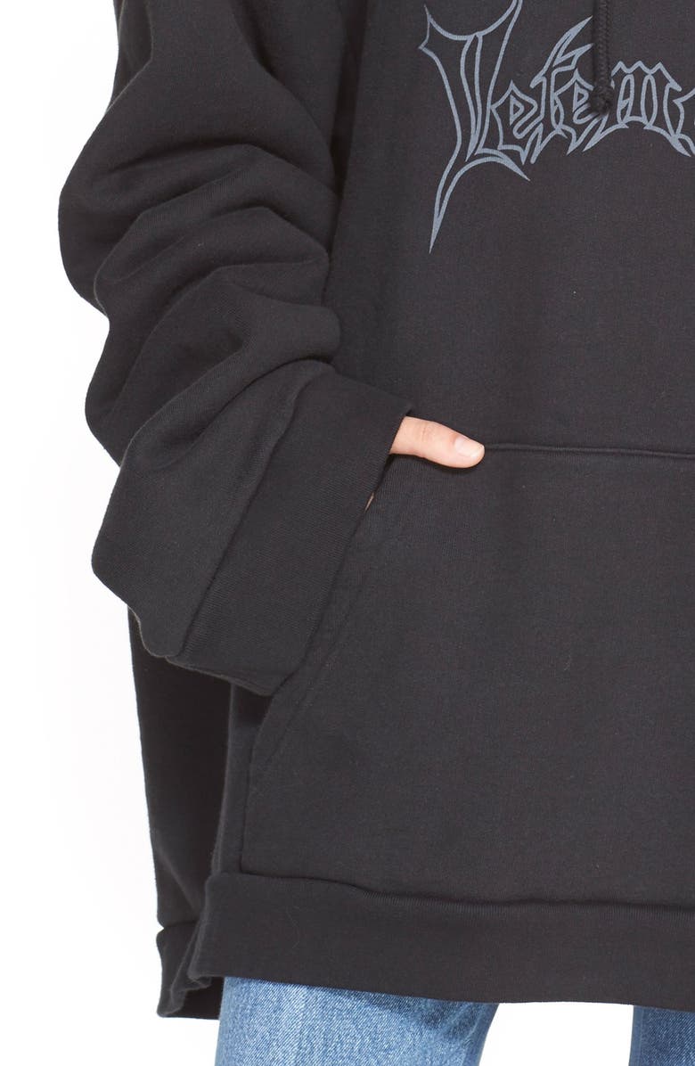 VETEMENTS Oversize Logo Hoodie, Alternate, color,