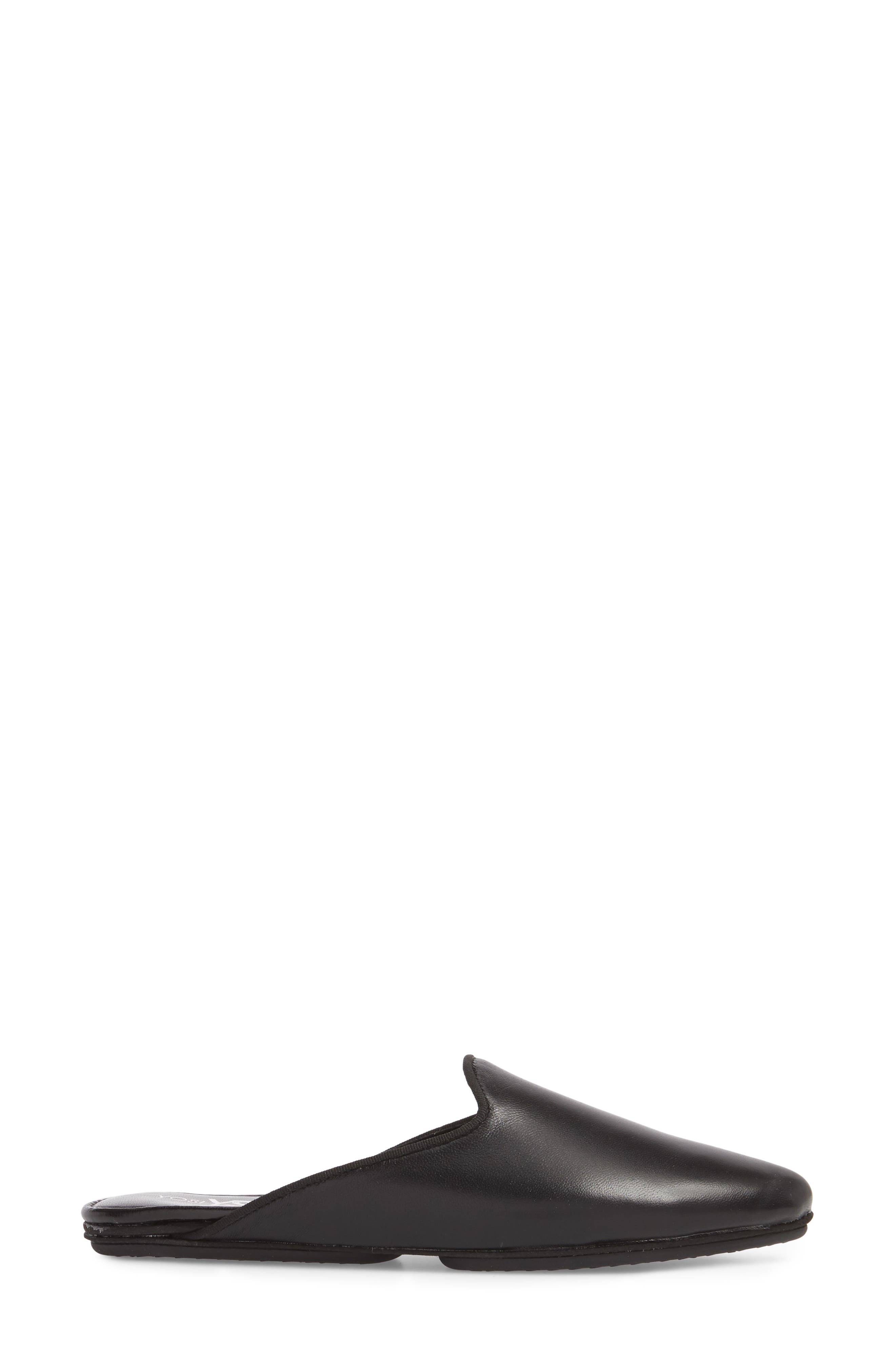 Vidi Mule, Alternate, color, BLACK LEATHER