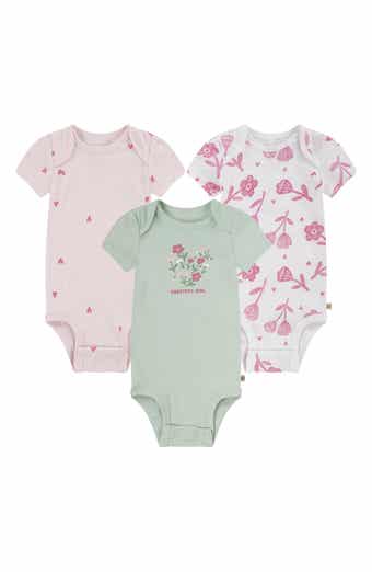 Huggies Assorted 3-Pack Organic Cotton Bodysuits