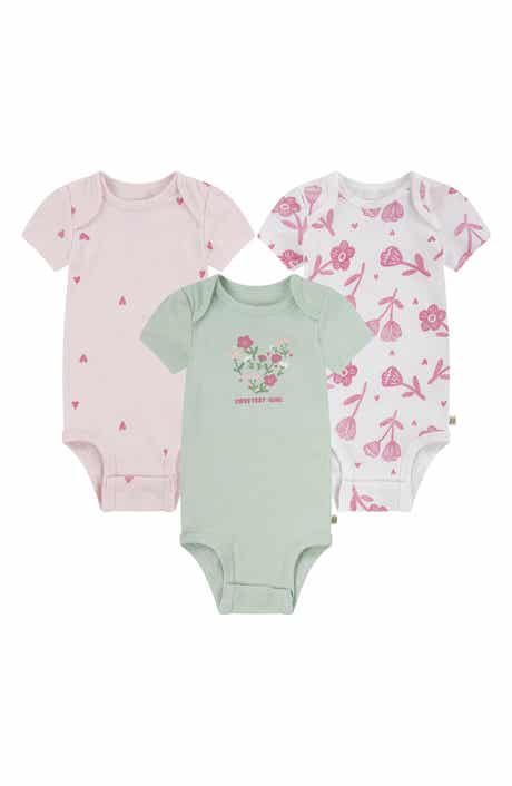Huggies Assorted 3-Pack Organic Cotton Bodysuits