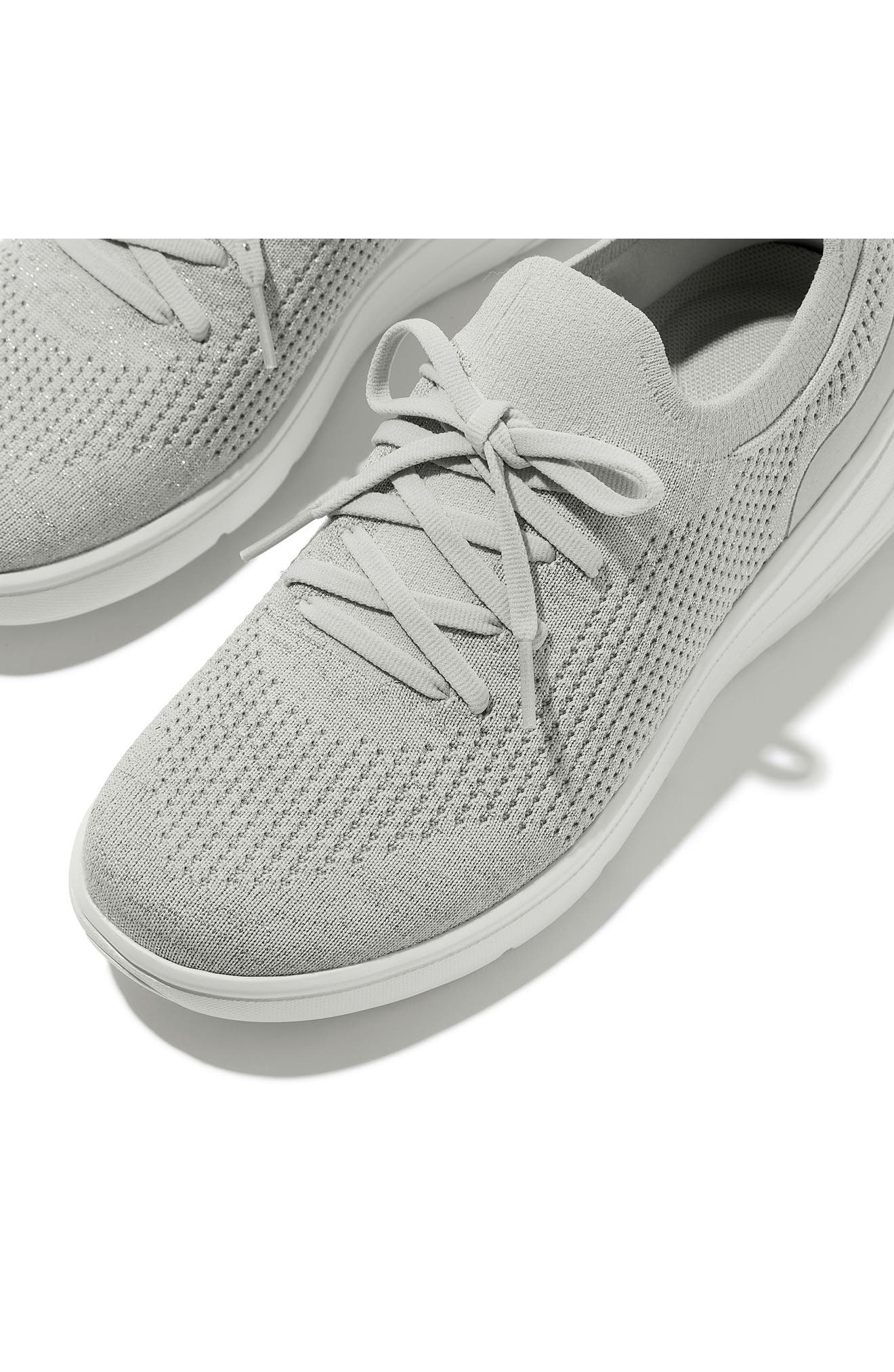 SUPER-Q Knit Sneaker, Alternate, color, ARCTIC GREY/ SILVER