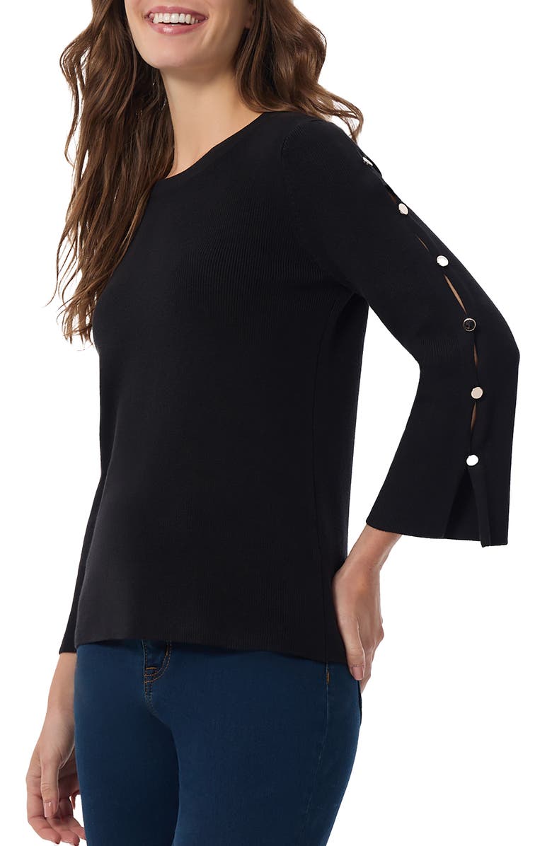 Jones New York Bracelet Sleeve Sweater, Alternate, color, 