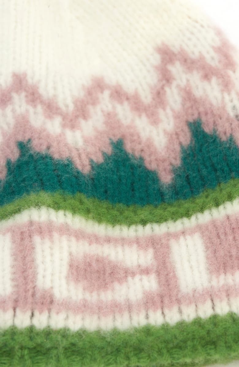 Moncler DNA Fair Isle Wool Beanie, Alternate, color, 