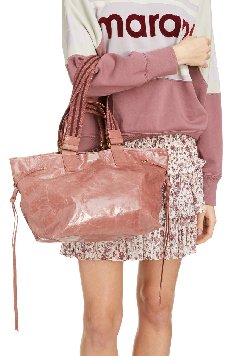 Isabel Marant Bagya Leather Tote, Alternate, color,