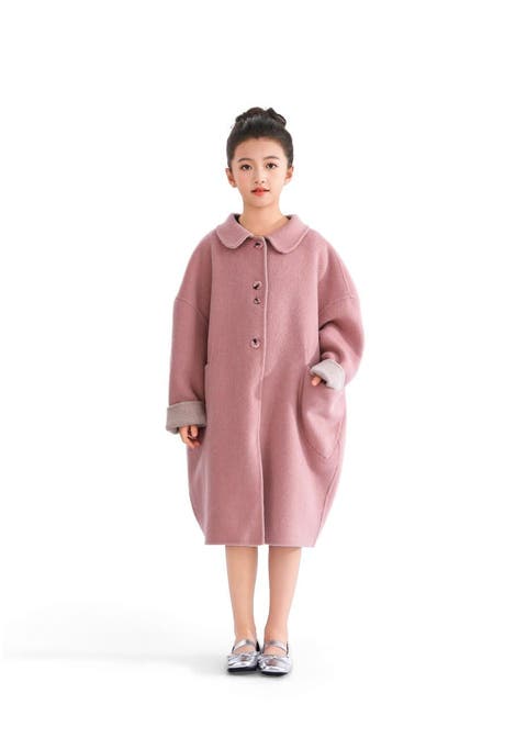 Wool Coat with Peter Pan Collar