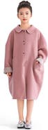 Tulleen Wool Coat with Peter Pan Collar
