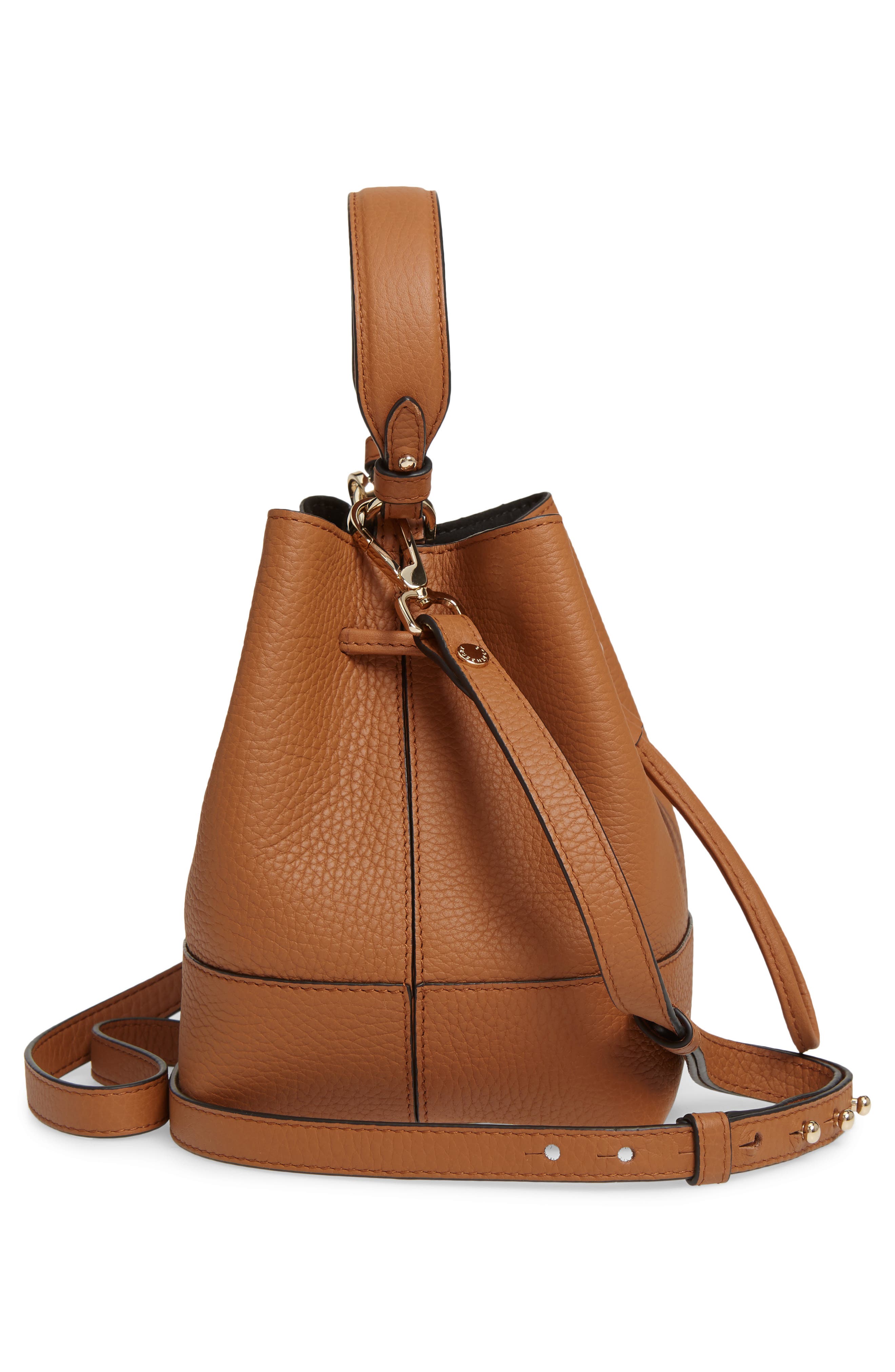 Strathberry Lana Osette Leather Crossbody Bucket Bag, Alternate, color, 