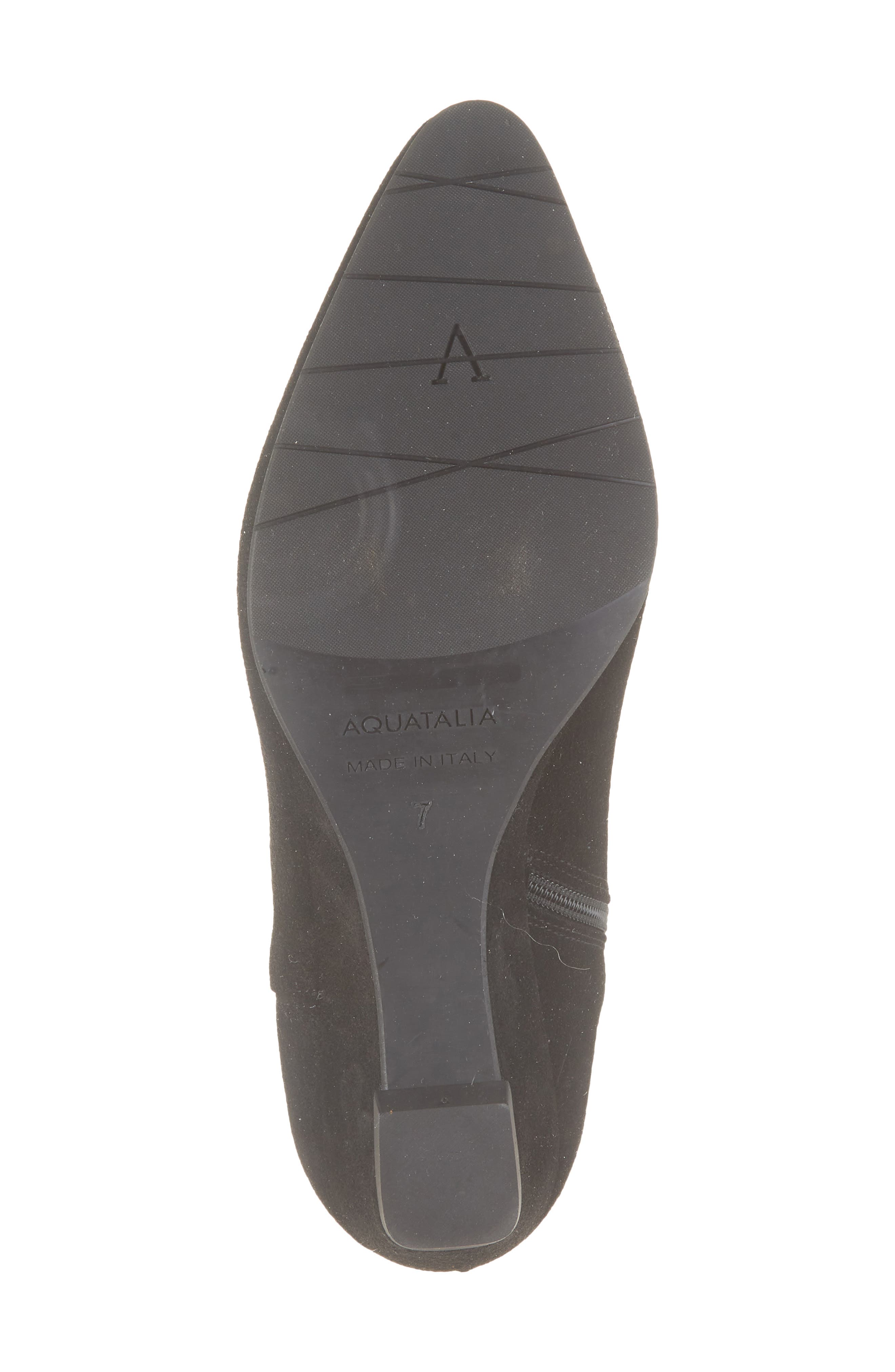 Kellini Waterproof Leather Wedge Bootie, Alternate, color, BLACK SUEDE