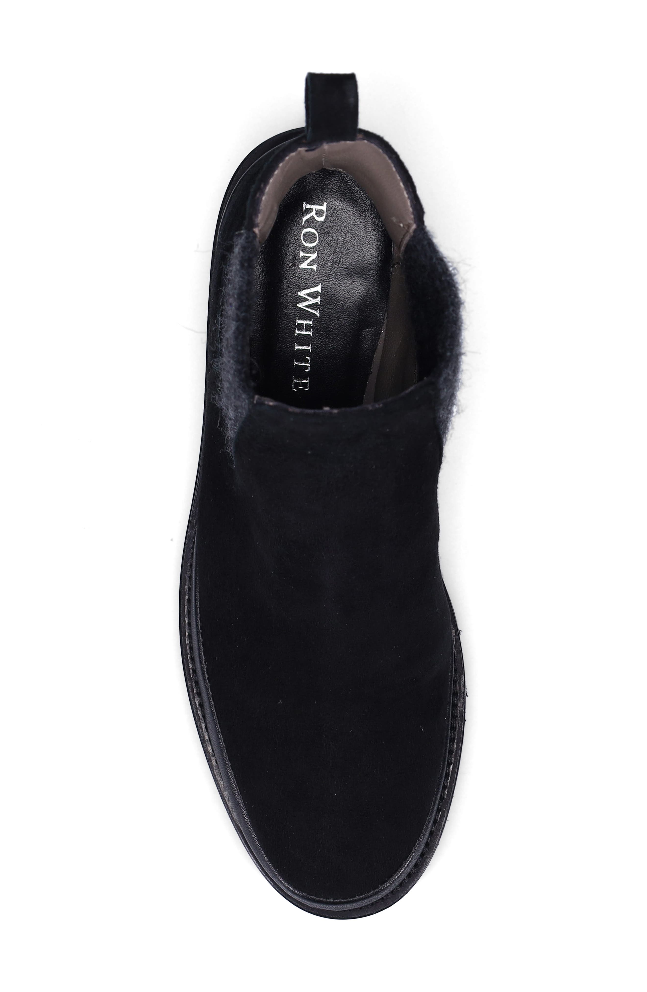 Ron White Emmaline Weatherproof Chelsea Boot, Alternate, color, Onyx