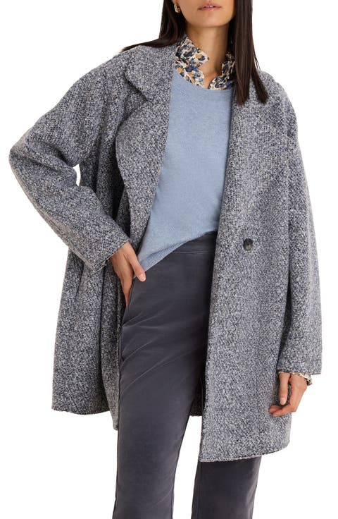 Mixed Bouclé Knit Jacket