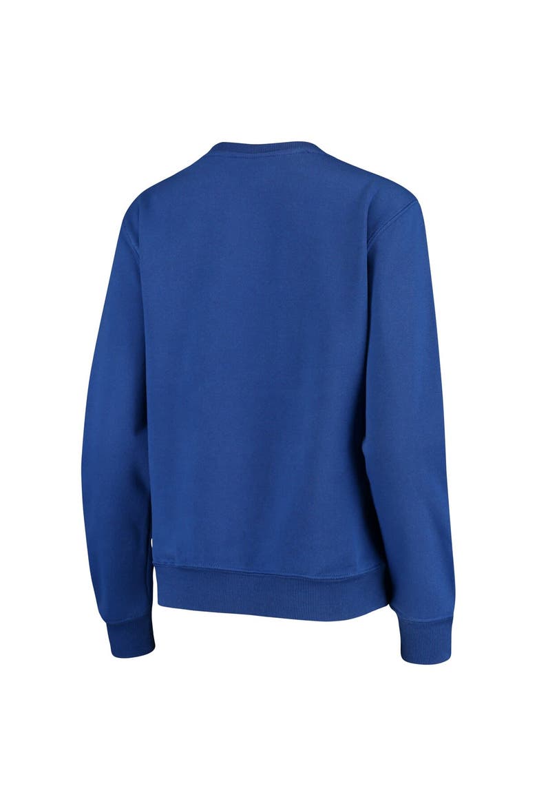 Women's Colosseum Royal Kansas Jayhawks Campanile Pullover Sweatshirt, Alternate, color, Royal