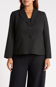 KASPER Washable Two-Button Blazer