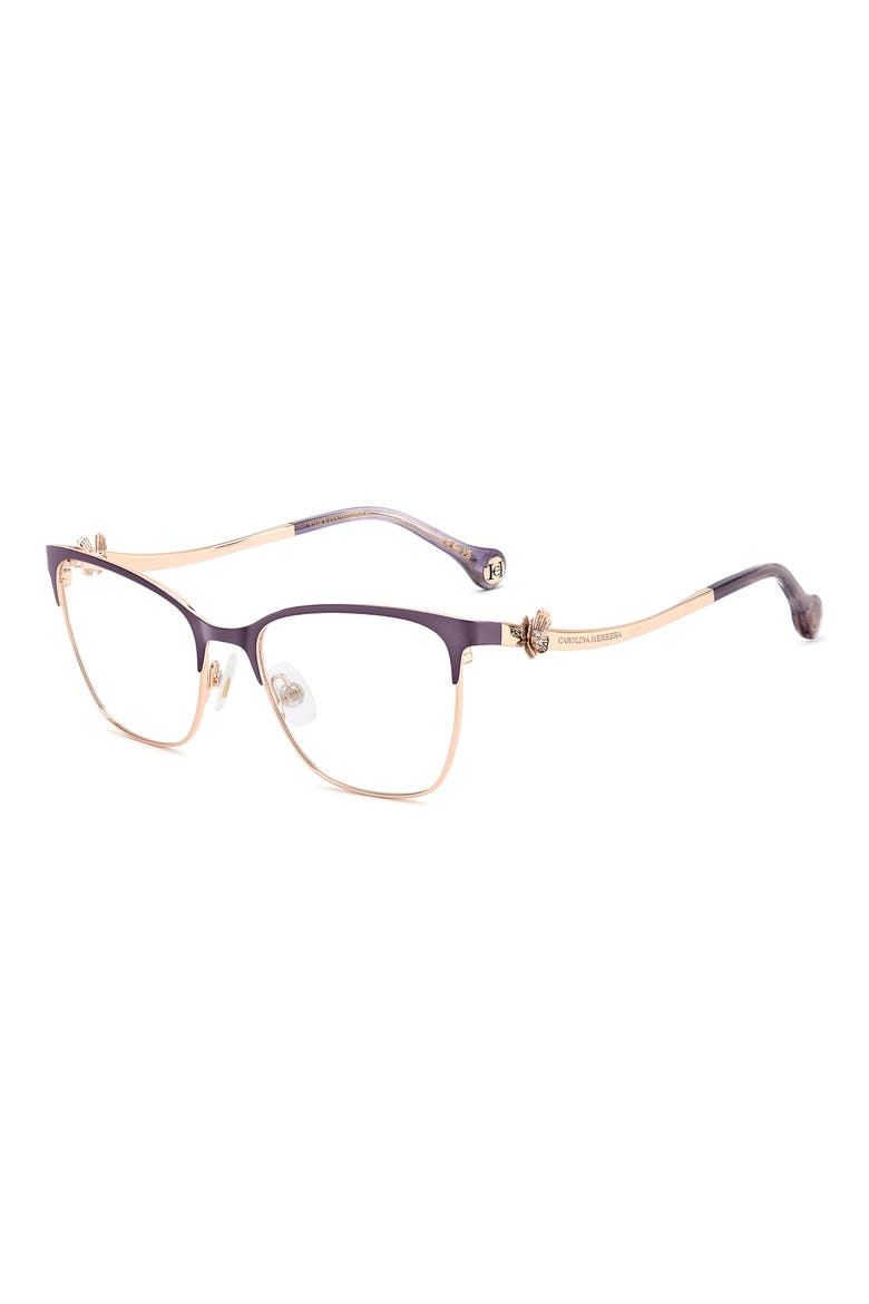 54mm Cat Eye Reading Glasses, Alternate, color, VIOLET GOLD