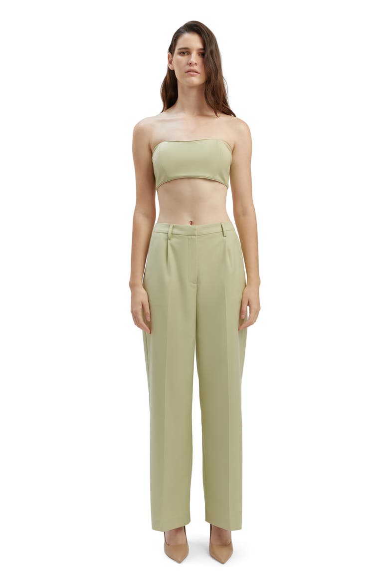 Callista High Waist Wide Leg Pants, Alternate, color, PALE KHAKI