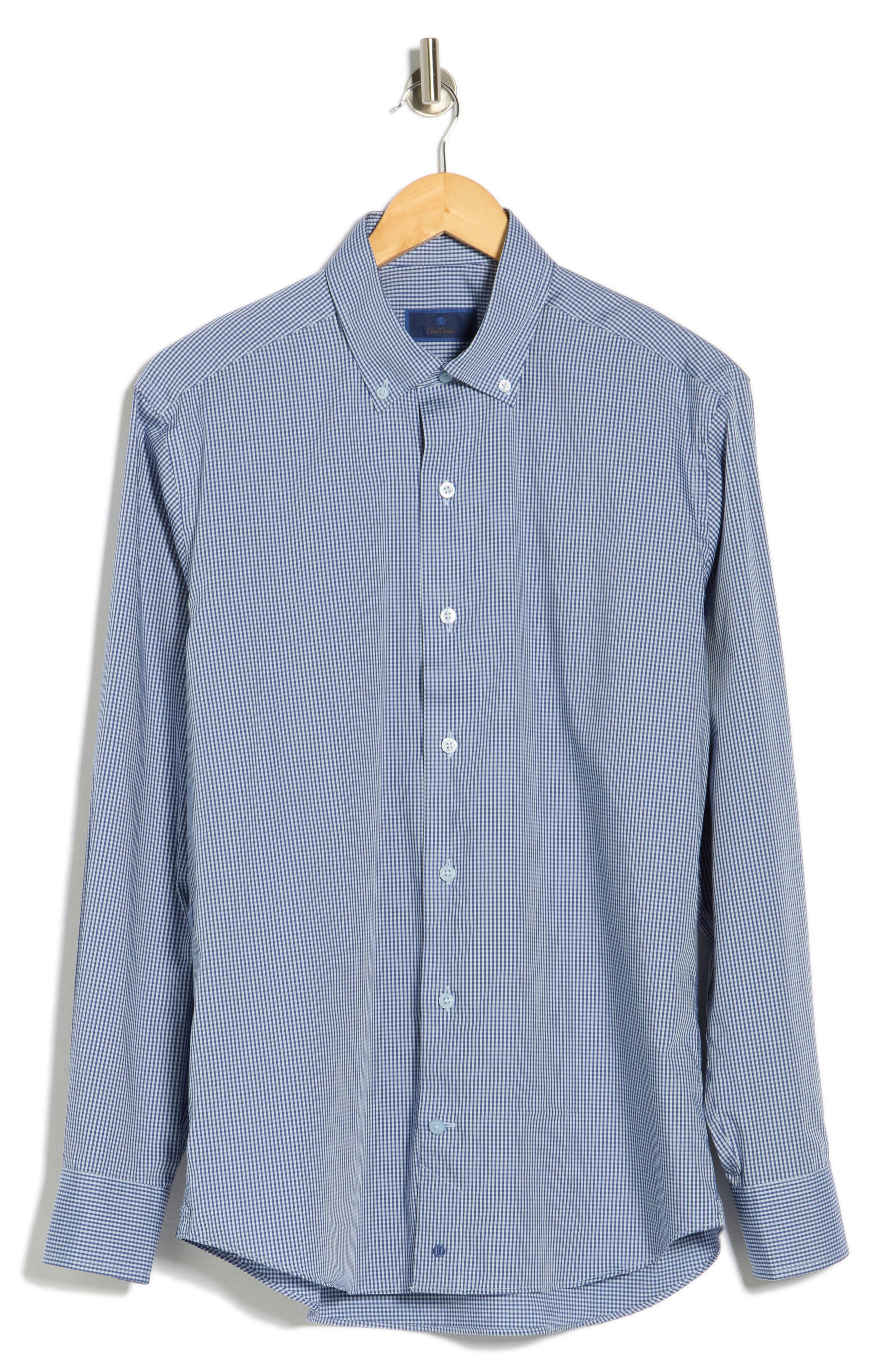 David Donahue Casual Cotton Sport Shirt