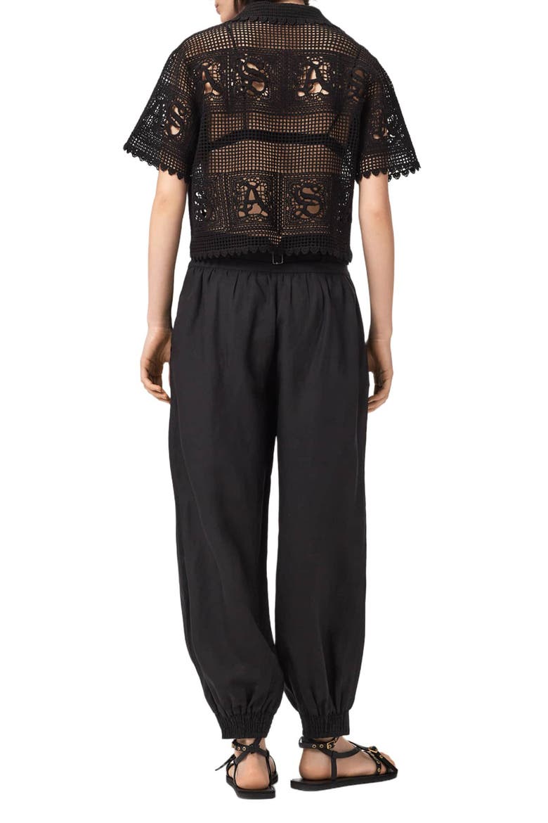 Harrie Joggers, Alternate, color, BLACK