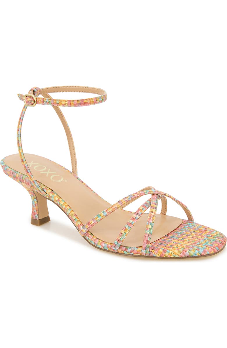 XOXO Nicole Kitten Heel Sandal, Main, color,