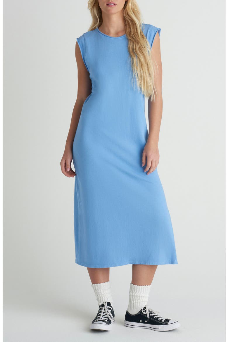 California Cotton Jersey Dress, Main, color, PROVENCE