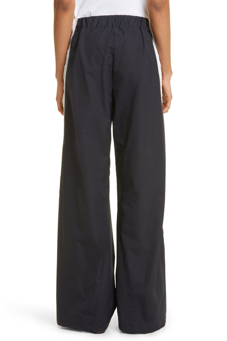 Jitsu Logo Embroidered Nylon Track Pants, Alternate, color, BLACK