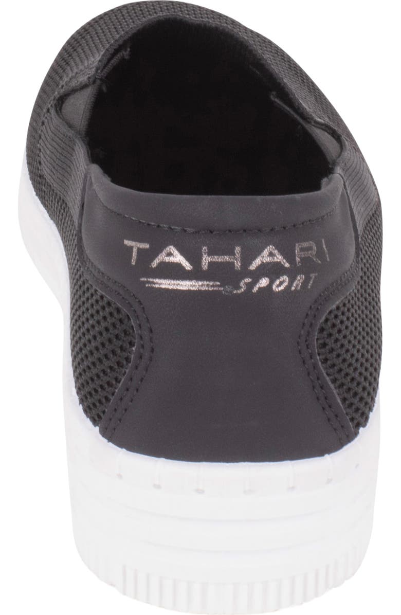 Tahari Appollonia Slip-On Platform Sneaker, Alternate, color, Black