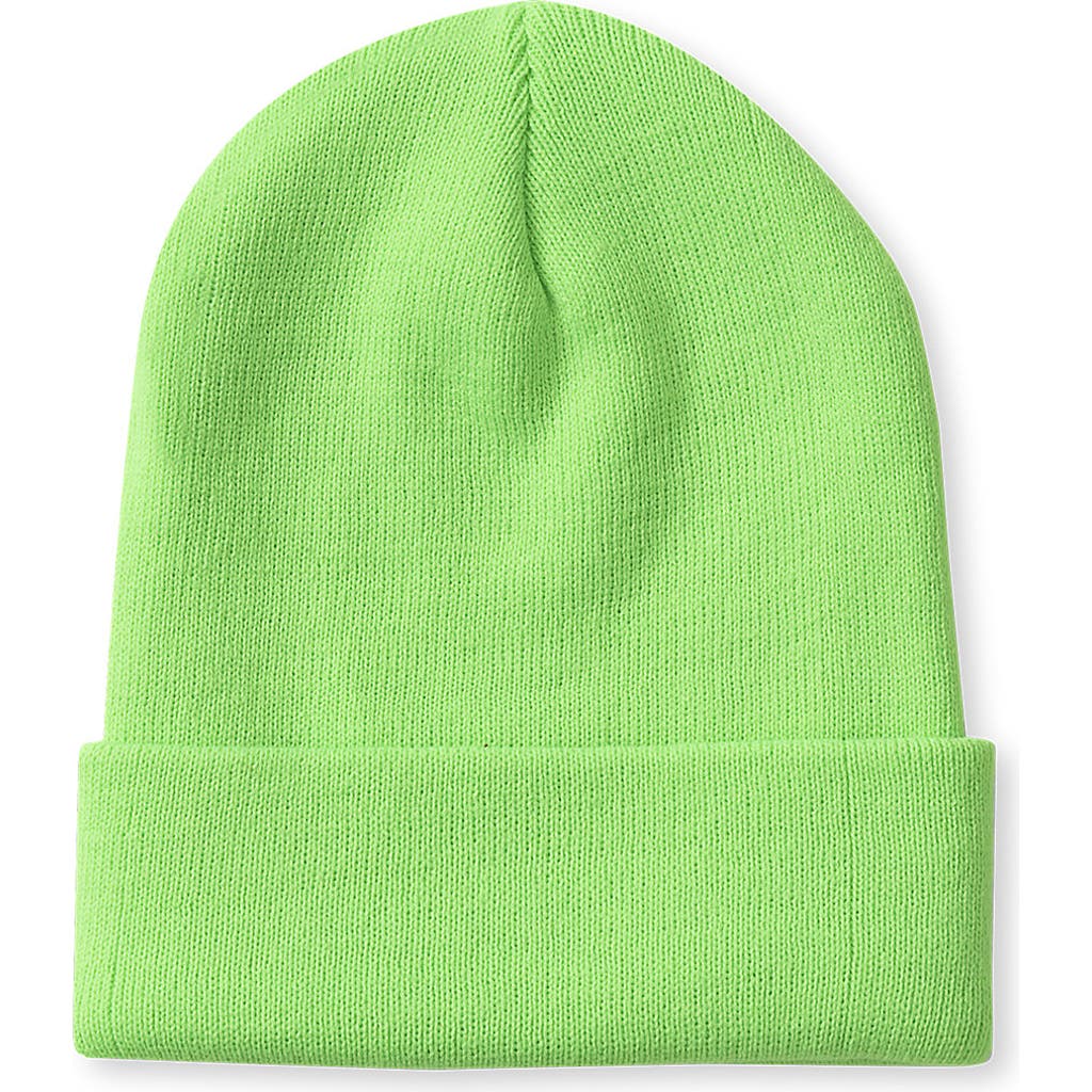 Lands' End Kids Cuffed Beanie In Green