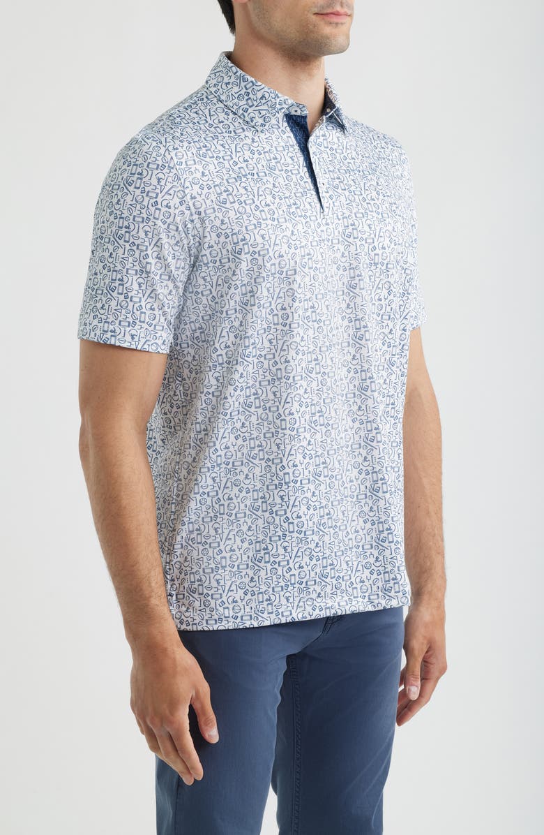 Johnston & Murphy XC+<sup>™</sup> Performance Game Day Polo, Alternate, color, Navy