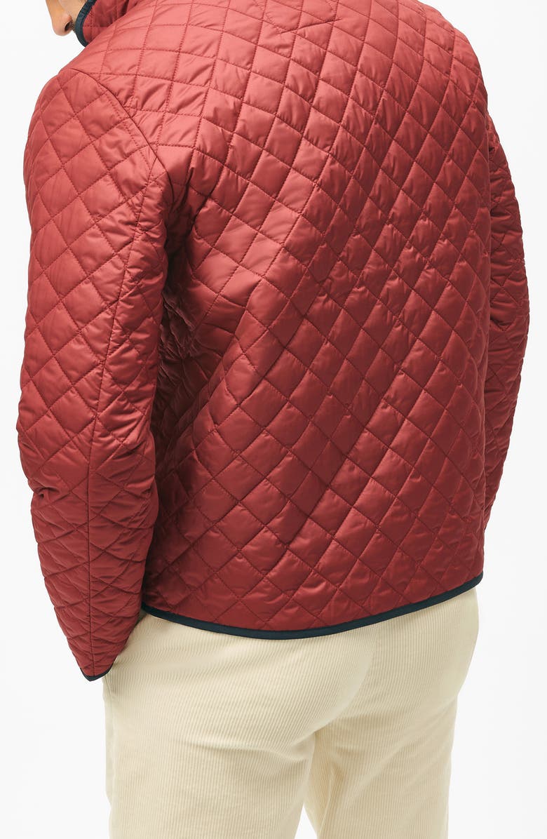 Brooks Brothers Water Repellent Diamond Quilted Liner Jacket, Alternate, color, 