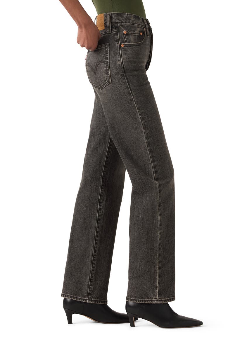 Ribcage High Waist Straight Leg Jeans, Alternate, color, AUTOMATE ME