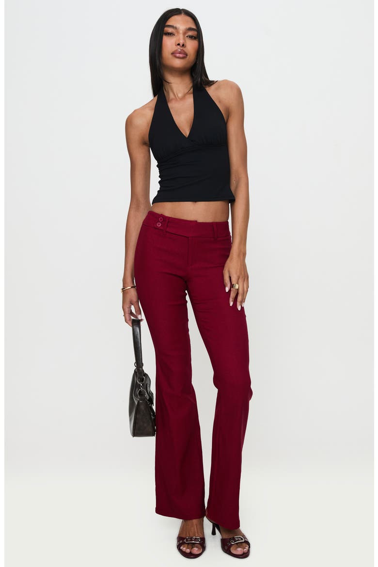 Kinkirk Flare Pants, Alternate, color, BURGUNDY