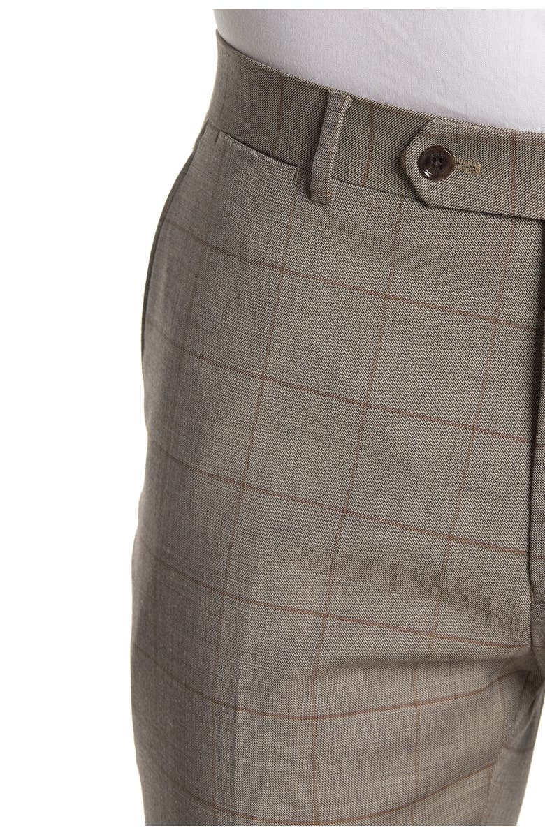 Tommy Hilfiger Window Pane Two Button Notch Lapel Two Button Suit, Alternate, color, 