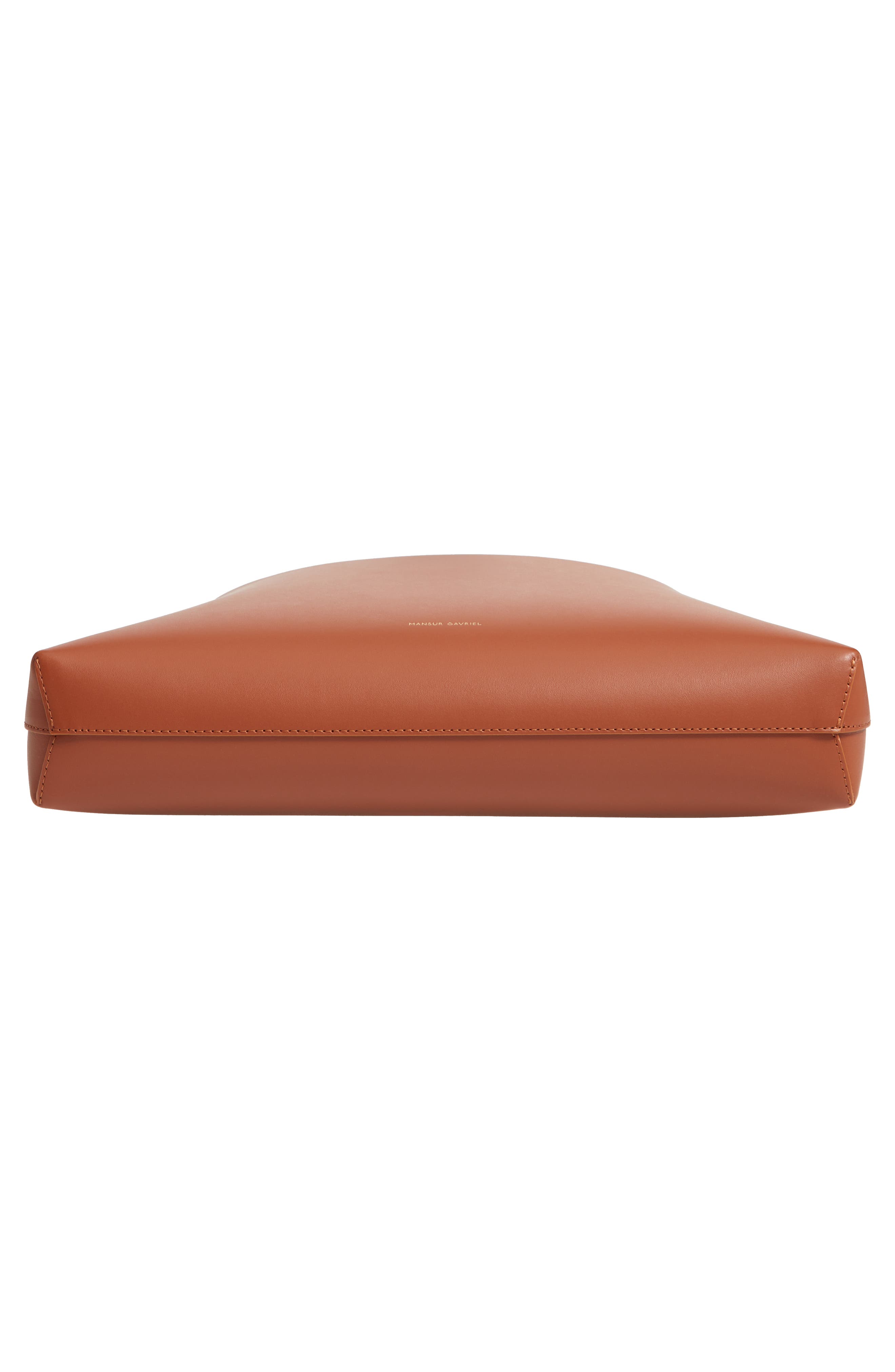 Small Leather Hobo, Alternate, color, SADDLE
