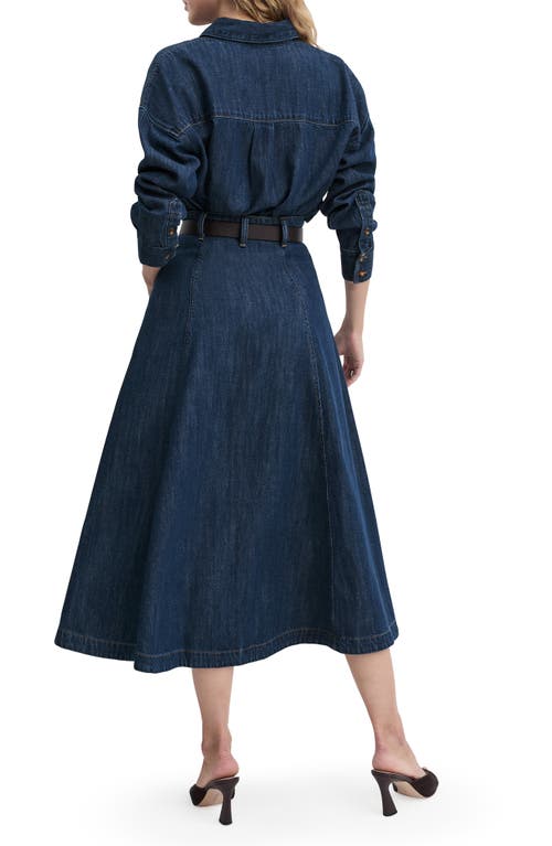 Favorite Daughter The Lila Denim Maxi Skirt In Blue