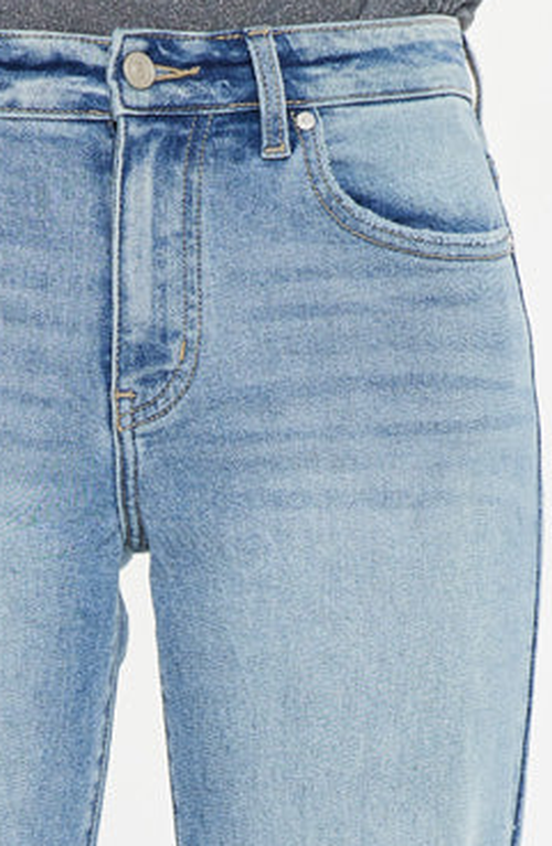 Kancan Melissa High Rise Slim Wide Leg Jeans In Blue