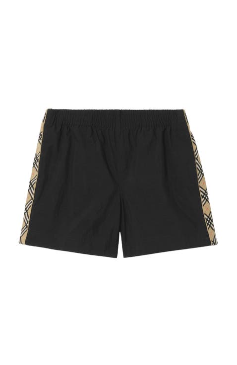 Check Trim Swim Shorts