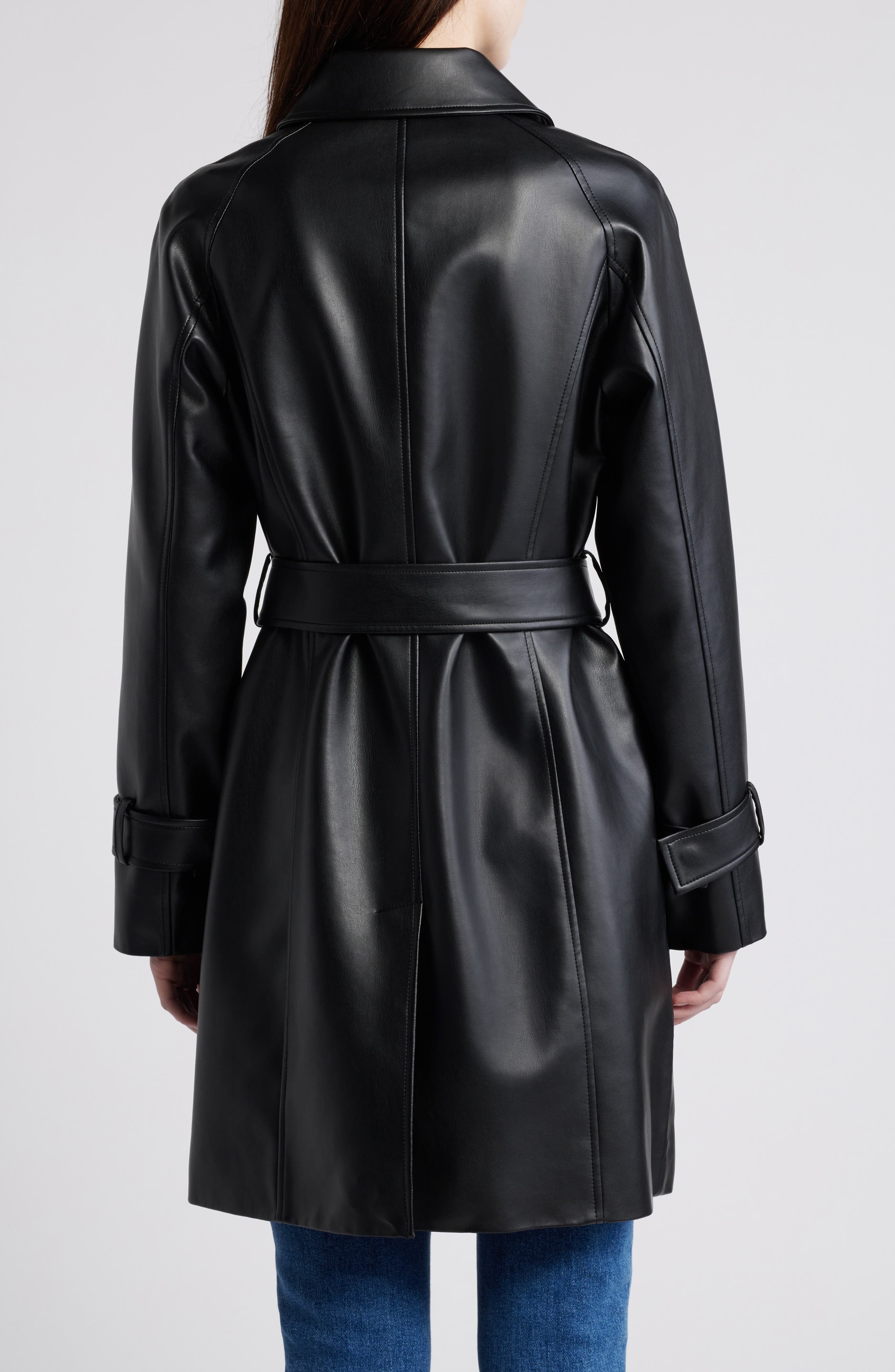 leather tie belt jacket