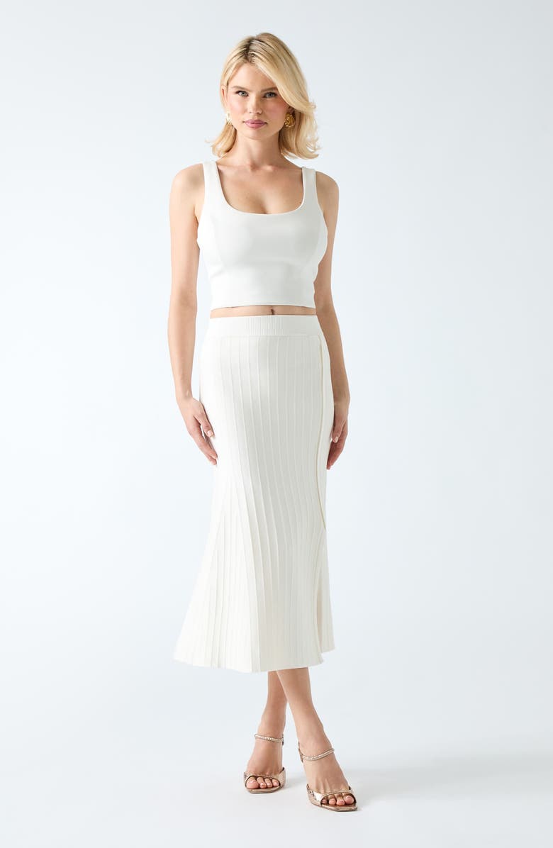 Marciano Kaeda Knit Side Slit Skirt, Alternate, color,