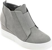 Journee Collection JOURNEE Clara Wedge Sneaker