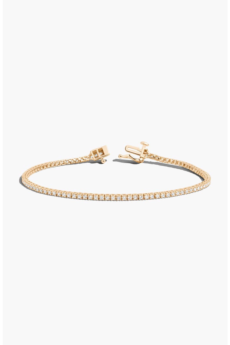 Classic Lab Grown Diamond Tennis Bracelet, Main, color, 14k Yellow Gold