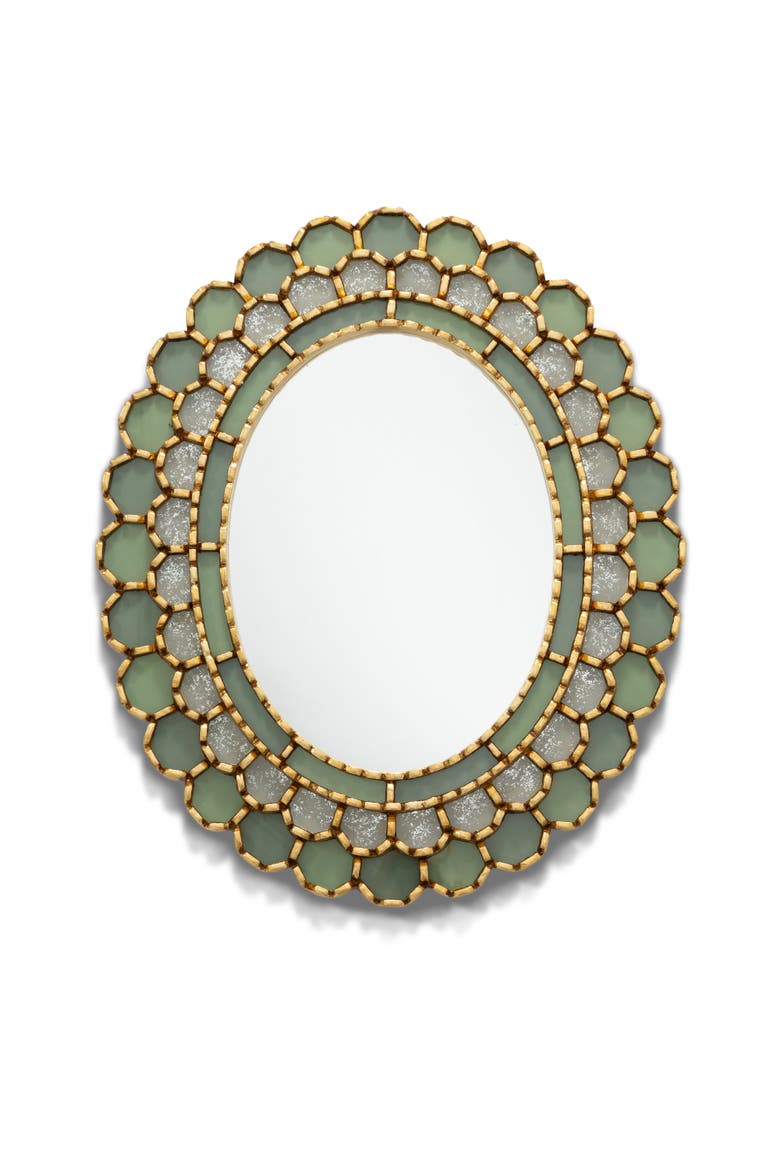 Puno Mirror, Main, color, Light Green Glass
