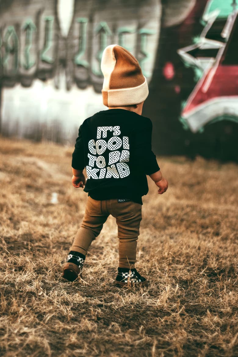Cool To Be Kind Pullover Sweatshirt, Alternate, color, Black
