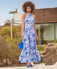 Joe Browns Floral Print Halter Dress