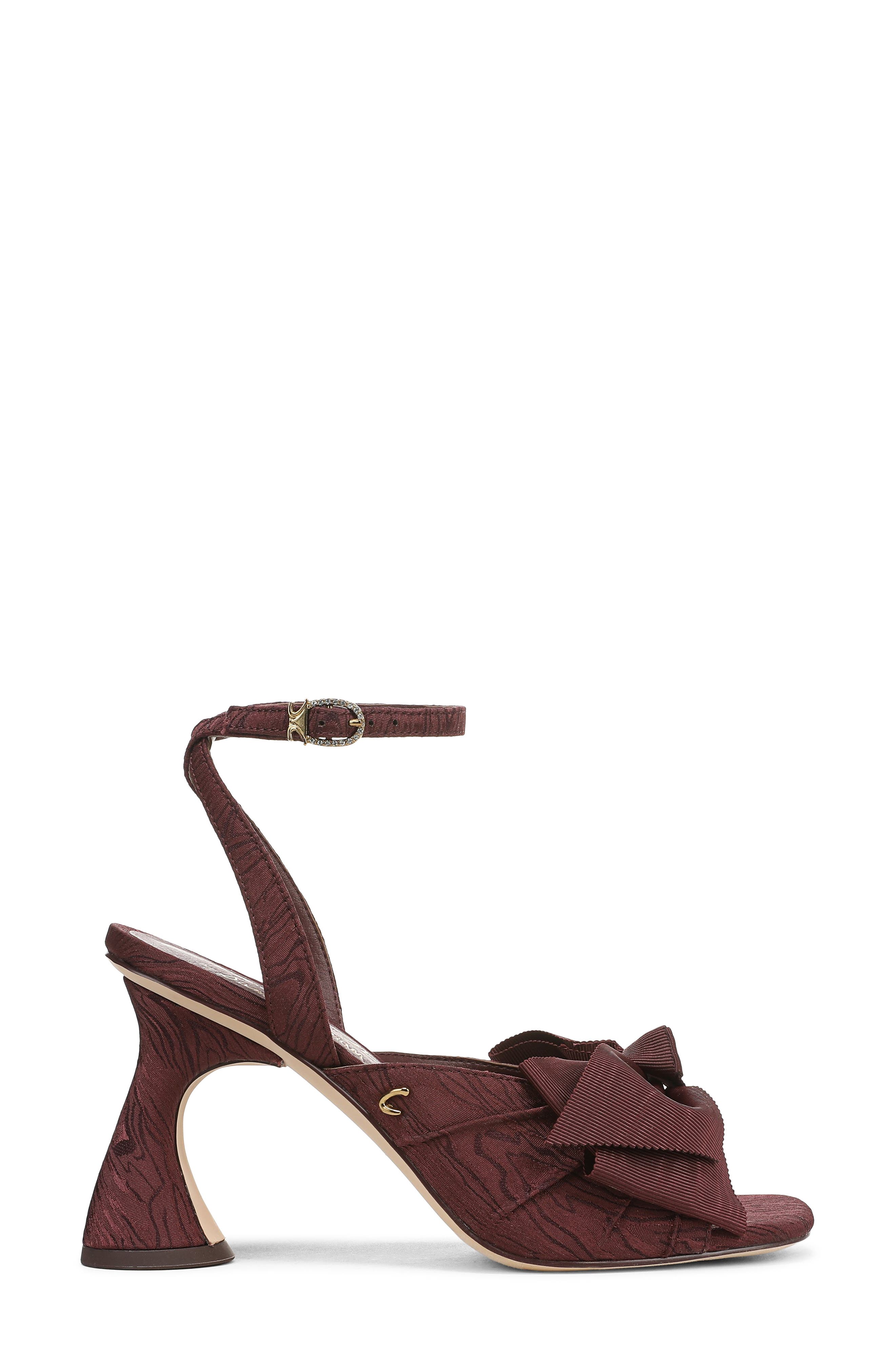 Circus NY by Sam Edelman Wilma Ankle Strap Sandal, Alternate, color, Spiced Plum