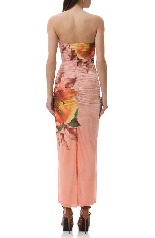 AFRM AFRM MARLO STRAPLESS MESH MAXI DRESS
